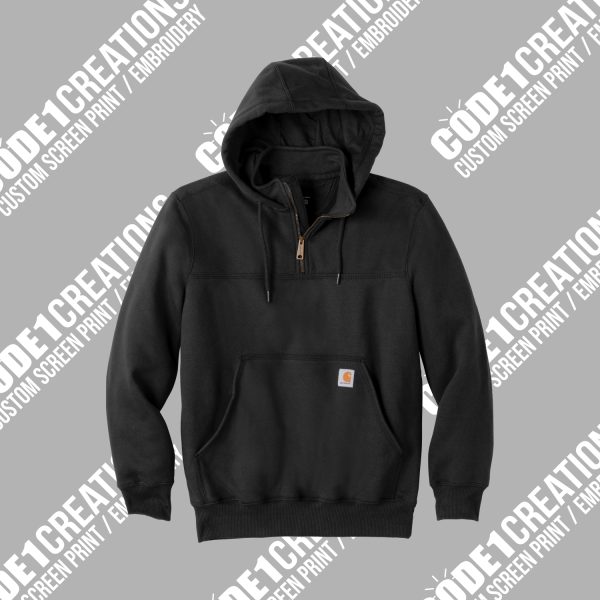 Carhartt ® Rain Defender ® Paxton Heavyweight Hooded Zip Mock Sweatshirt - Image 3