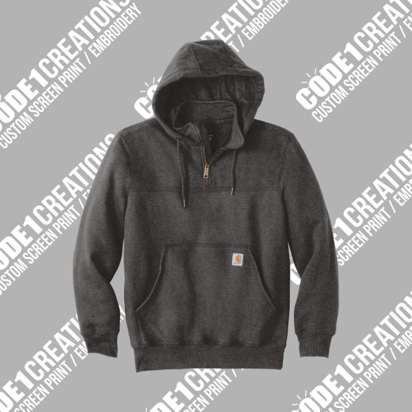 Carhartt ® Rain Defender ® Paxton Heavyweight Hooded Zip Mock Sweatshirt - Image 2