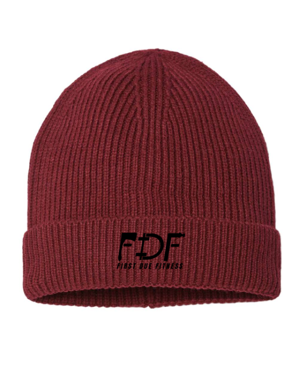 FDF FINE RIB CUFFED BEANIE - Image 4