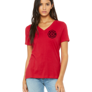 LHFD NORTH MAIN STREET - LADIES' RELAXED V-NECK
