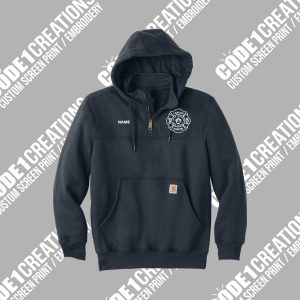 Lanoka Fire - Carhartt ® Rain Defender ® Paxton Heavyweight Hooded Zip Mock Sweatshirt